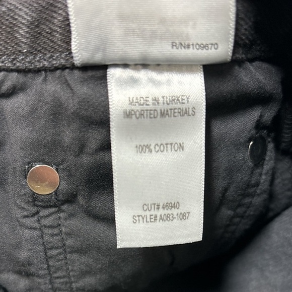 Agolde | High Rise Denim Shorts In Black | Dee Super High Rise Shorts | NWT - Picture 6 of 10